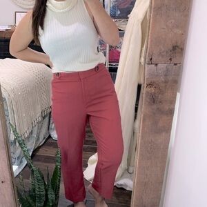 Ann Taylor size 8 coral trousers slacks